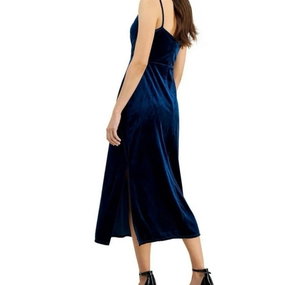 Taylor Velvet Dress - Dark Teal - Picture 2 of 8